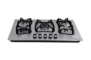 Beetro Kitchen Hob (CH-3466) 5 BRN Steel (Sabaf) -DS - Image 2