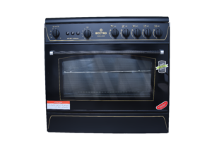 Beetro Cooking Range 34" (WB-9999) 5 BRN GLS Top S.Door (Timer)