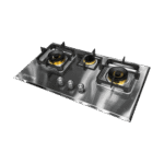 Beetro Kitchen Hob (RD-31000 Timer) 3 BRN Steel (EPS + Safety)