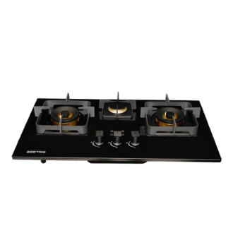 Beetro Kitchen Hob 12(ND-3135-02 GL) 3 BRN NG (Timer & Safety)