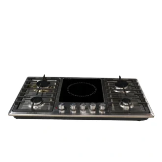 Beetro Kitchen Hob (ND-3454-42) 5 BRN S.Steel Hybrid