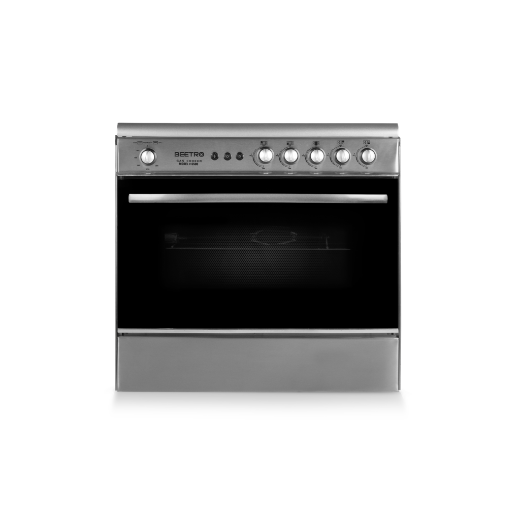 Cooking Range 34" (WB-6500) 5 BRN GLS Top S.Door