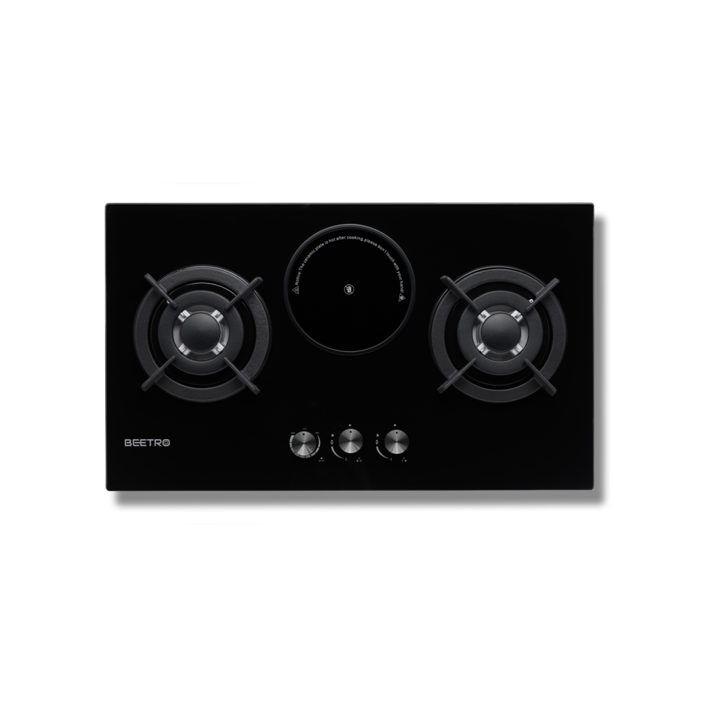Kitchen Hob (ND-3134-32 GL) 3 BRN Hybrid