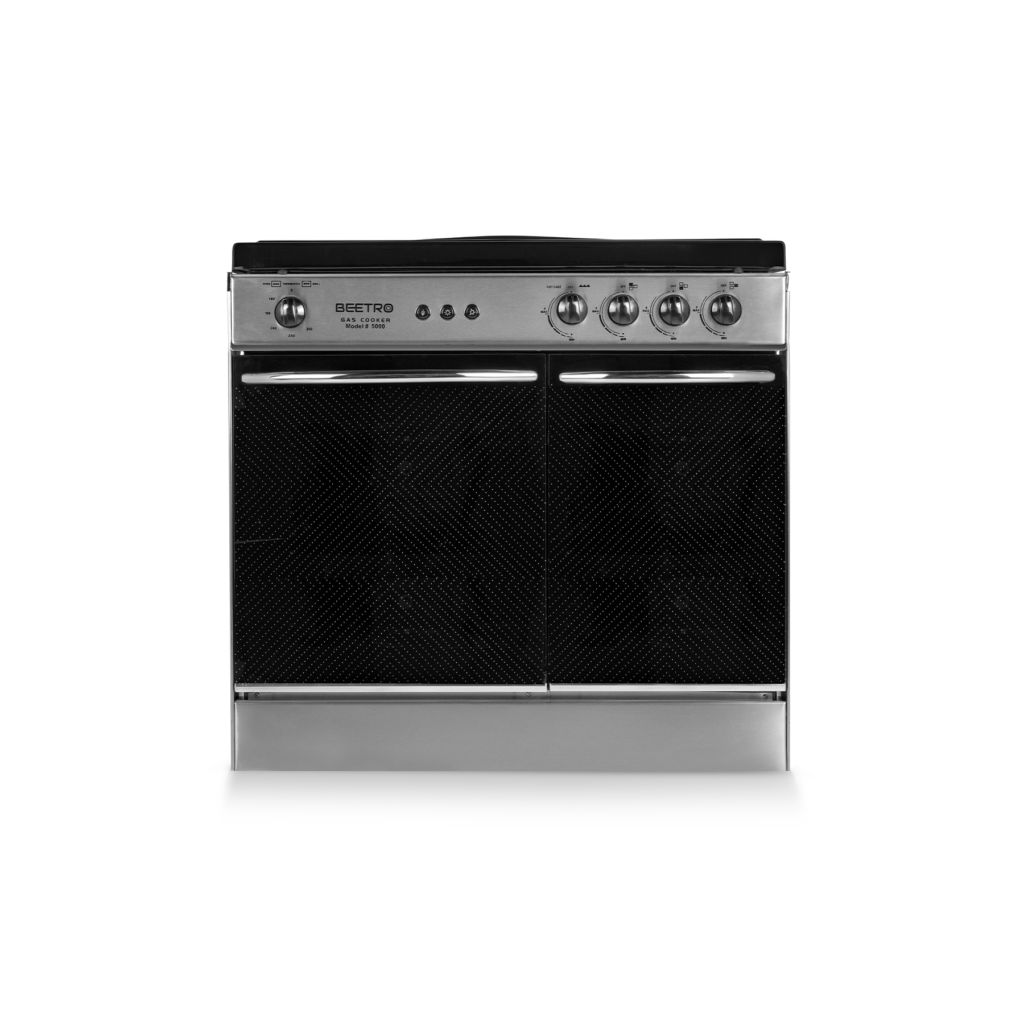 Cooking Range 34" (WB-5000 Auto) 3 BRN Metal Top D.Door